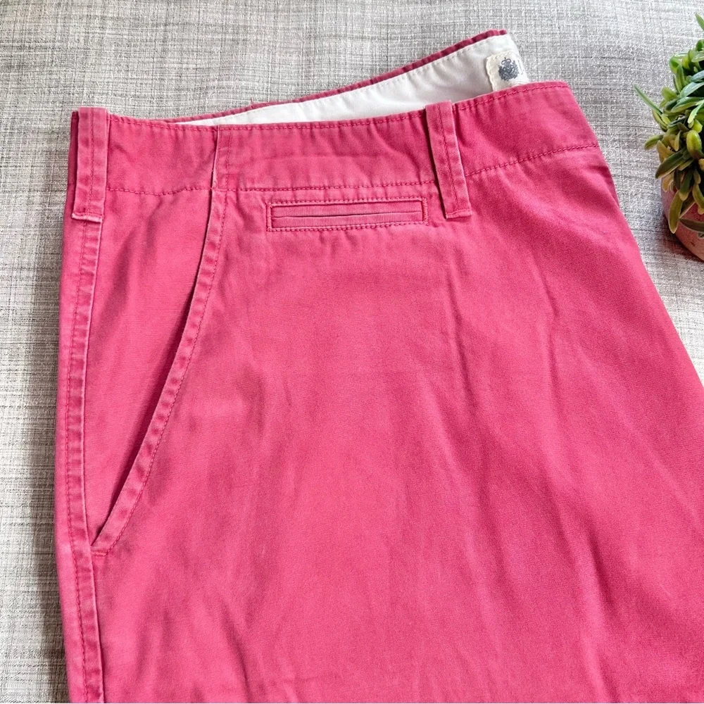 J. Crew retro (2010) regular fit 💯% cotton pants, washed salmon, 38x32
